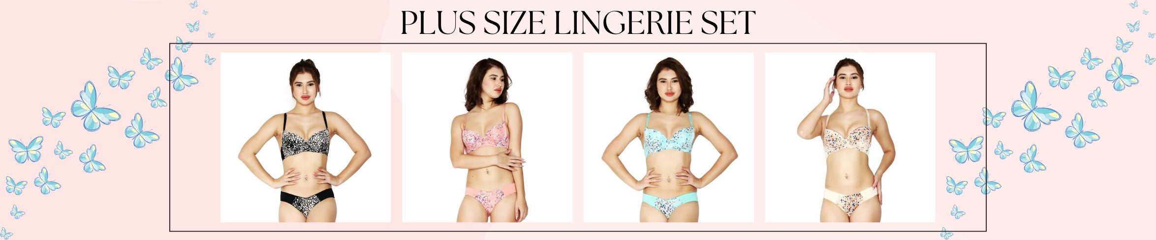 PlusS Size Lingerie Set