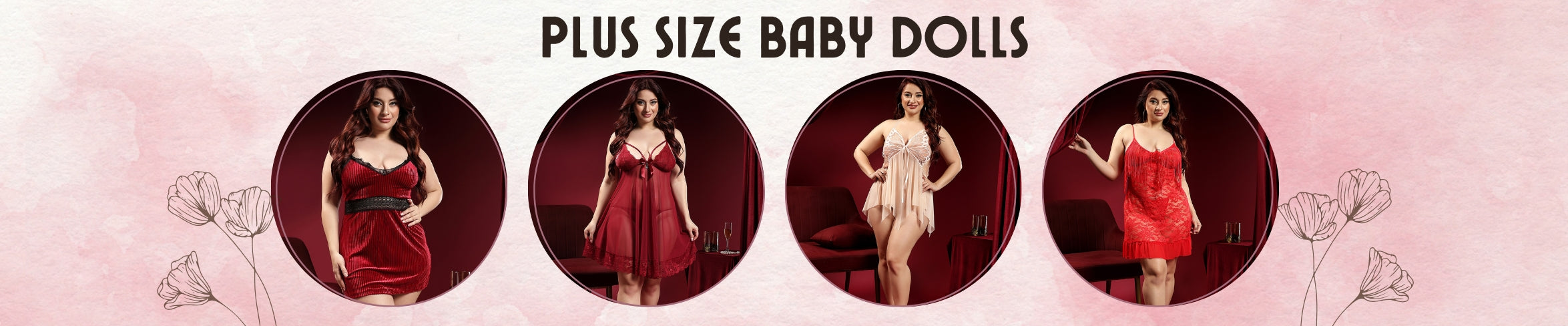 PlusS Size Baby Dolls