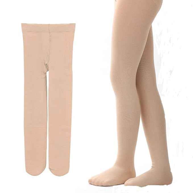 Brachy Girls Kids Skin Winter Warm Ultra Soft Fur Stretchable Tights for Girls | Thermal Fur Stockings