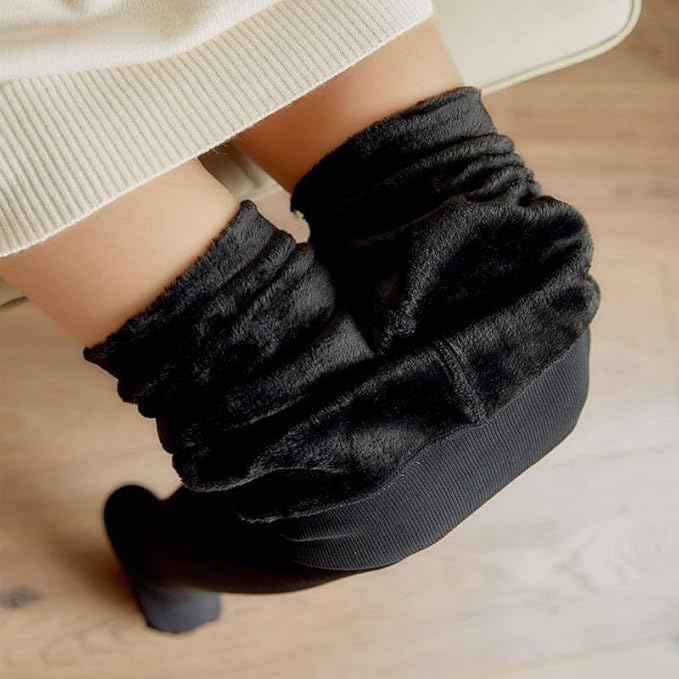 Brachy Girls Pack Of 2 Girls Thermal Tights | Fleece Lined Winter Warm Tights | Soft Stretchable Thermal Leggings for Stretch Fit Tights Pantyhose Stockings | Ideal for Ballet Dancing Everyday Activity