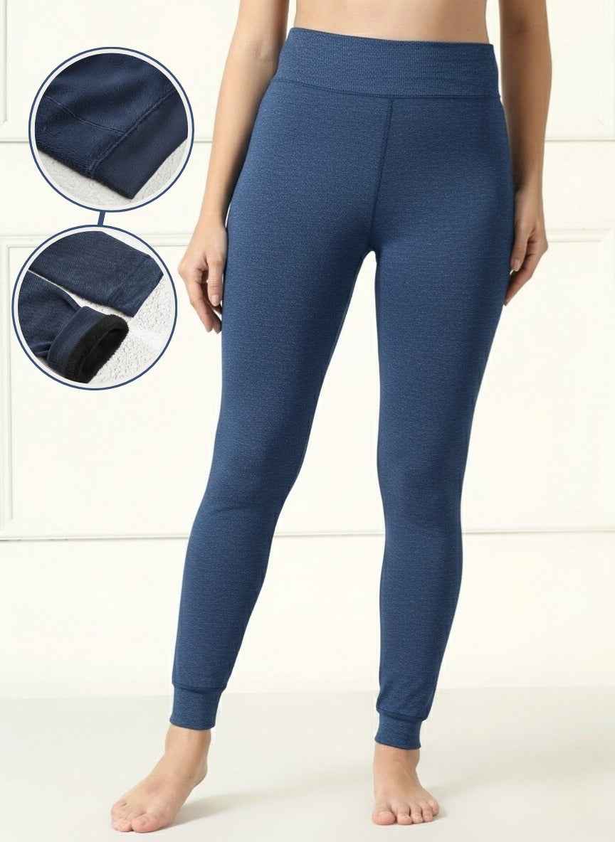 Brachy Women Warm Thermal Woolen Thick Fur Lined Comfortable Winter Thigh-High Waist Skinny Fit Full Legs Stockings