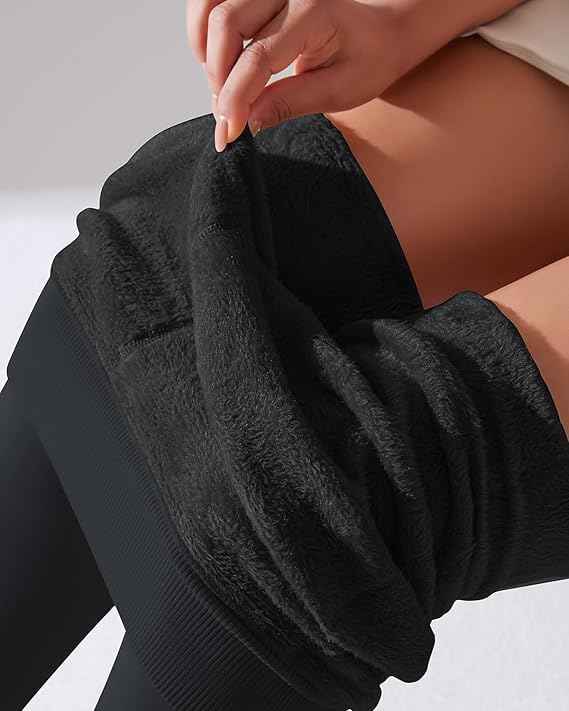 Brachy Girls Pack Of 2 Girls Thermal Tights | Fleece Lined Winter Warm Tights | Soft Stretchable Thermal Leggings for Stretch Fit Tights Pantyhose Stockings | Ideal for Ballet Dancing Everyday Activity