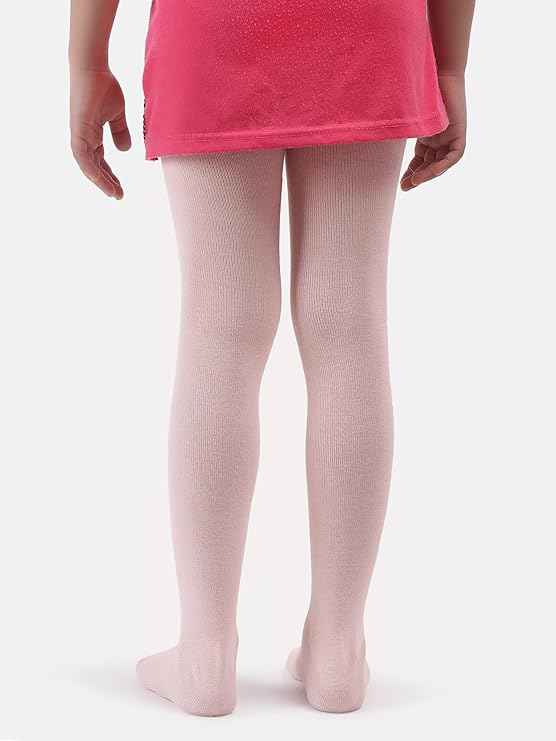 Brachy Girls Pack Of 2 Girls Thermal Tights | Fleece Lined Winter Warm Tights | Soft Stretchable Thermal Leggings for Stretch Fit Tights Pantyhose Stockings | Ideal for Ballet Dancing Everyday Activity