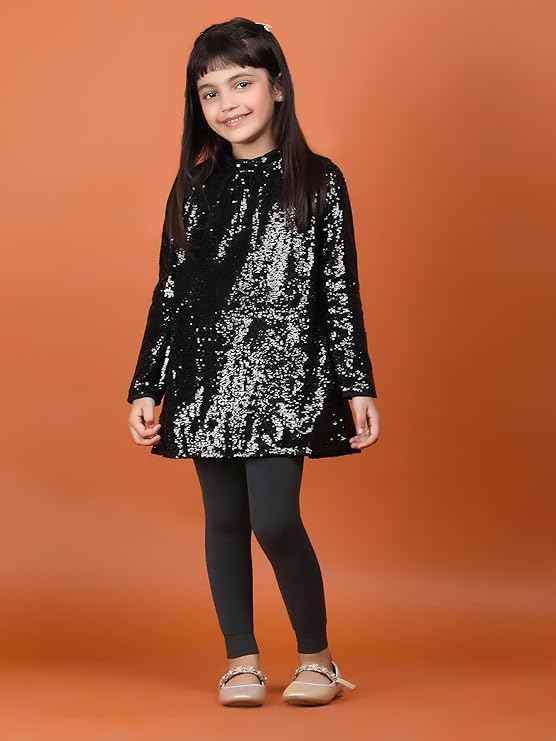 Brachy Girls Kids Grey Winter Warm Ultra Soft Fur Stretchable Thermal Tights Leggings Footless Stockings(Multicolor, 4-14 Years)