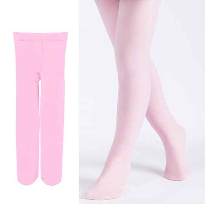 Girls Kids Pink Winter Warm Ultra Soft Fur Stretchable Thermal Stockings(Multicolor, 4-14 Years)